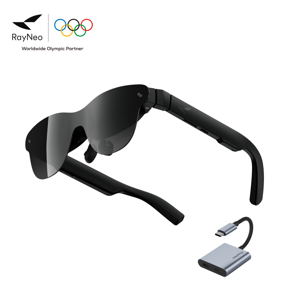 Instant Big-Screen Setup: RayNeo Air 4 Pro + USB-C Bundle