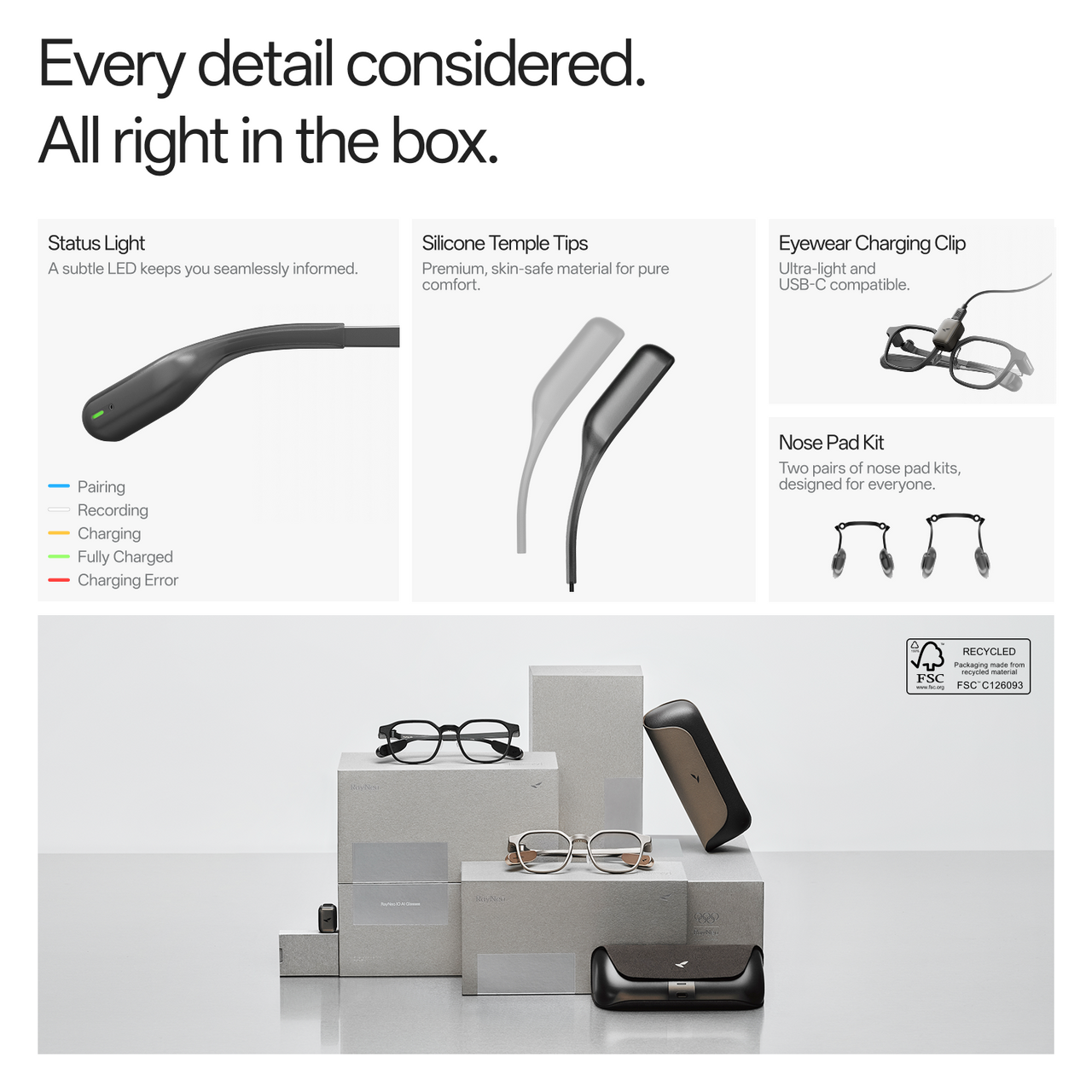 Gafas inteligentes RayNeo iO