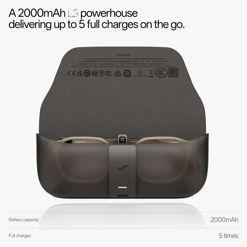 Estuche de carga para gafas RayNeo io