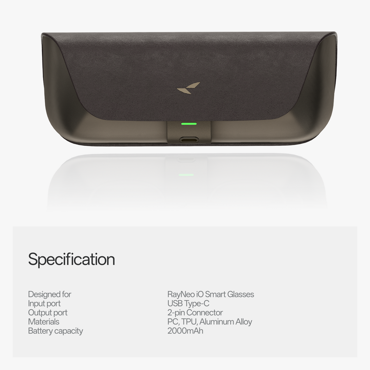 Estuche de carga para gafas RayNeo io