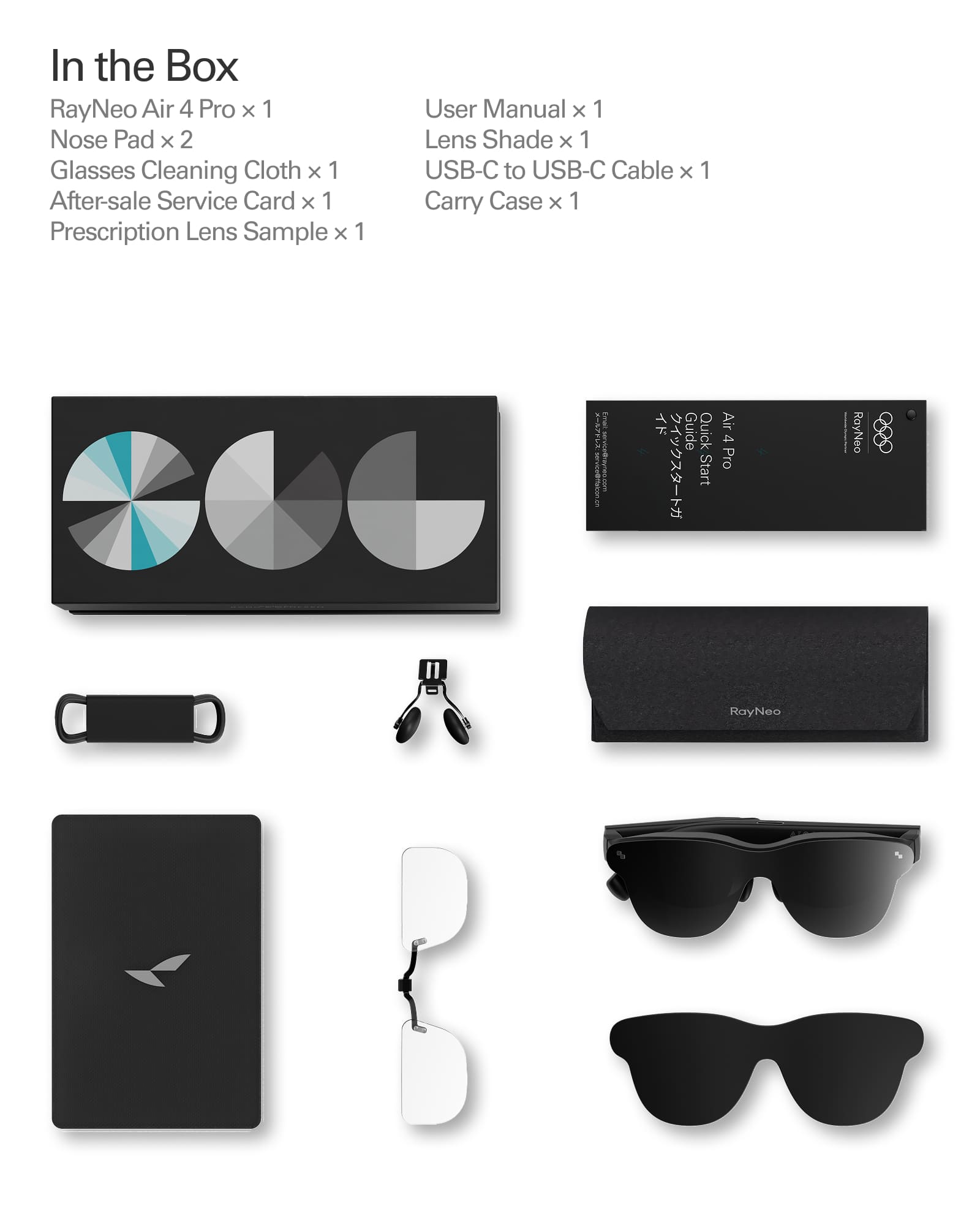 RayNeo Air 4 Pro AR Smart Glasses