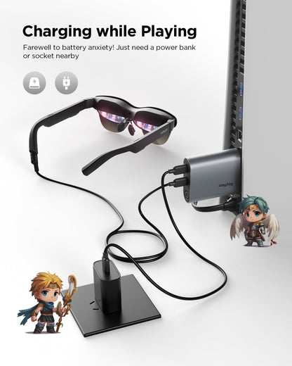 HDMI to Type - C and charging adapter for AR Glasses - RayNeo